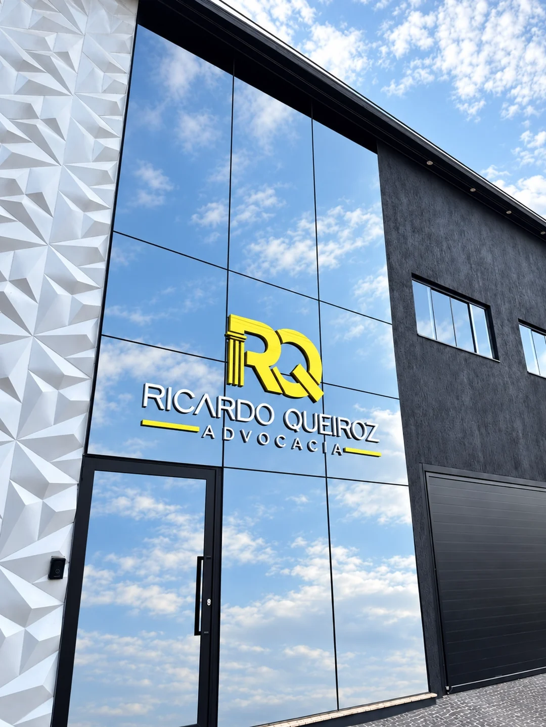 Fachada do escritório Ricardo Queiroz Advocacia, em Santa Helena de Goiás